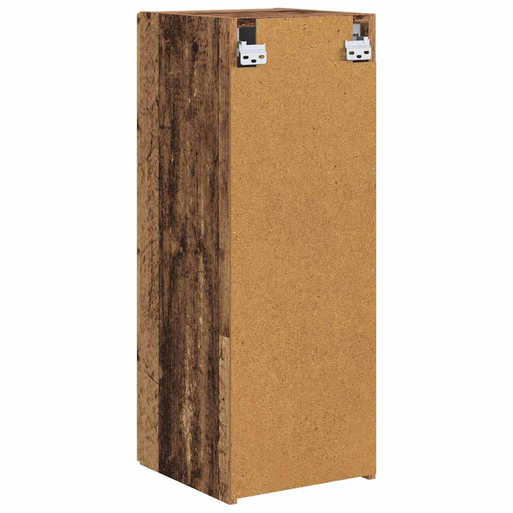 Mobile TV da parete Legno vecchio 30 x 31 x 80 cm