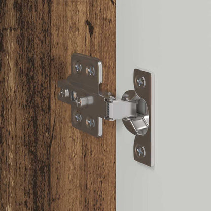 Mobile TV da parete 2 pcs Legno vecchio 30 x 31 x 80 cm