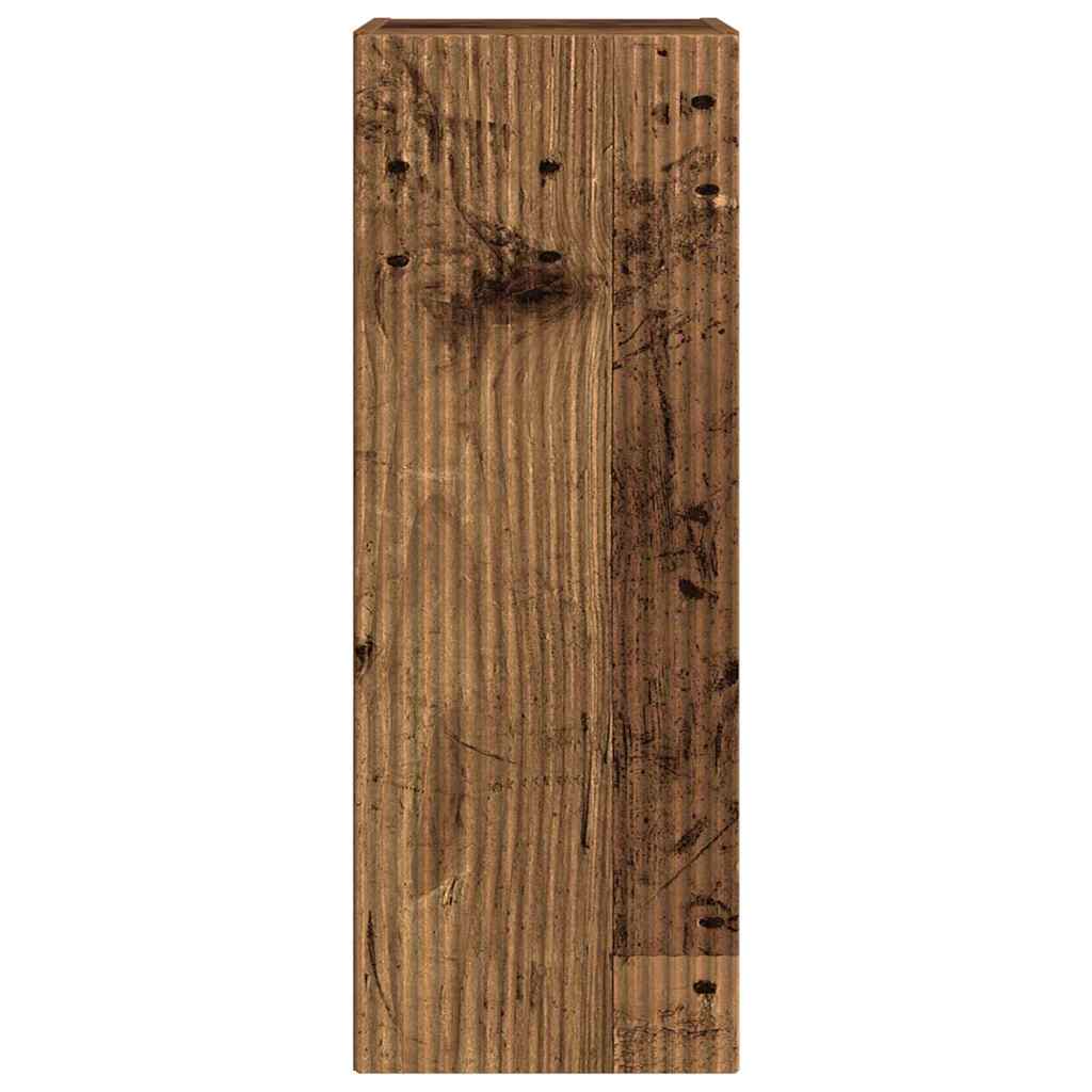 Mobile TV da parete 2 pcs Legno vecchio 30 x 31 x 80 cm