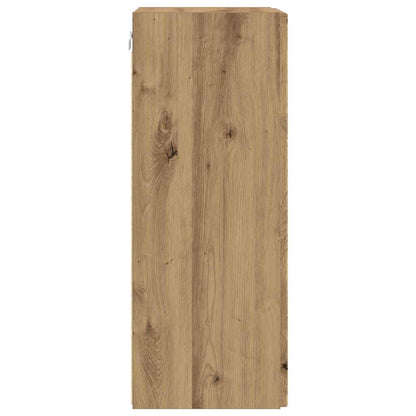 Mobile TV da parete 2 pcs Rovere Artigianale 30 x 31 x 80 cm