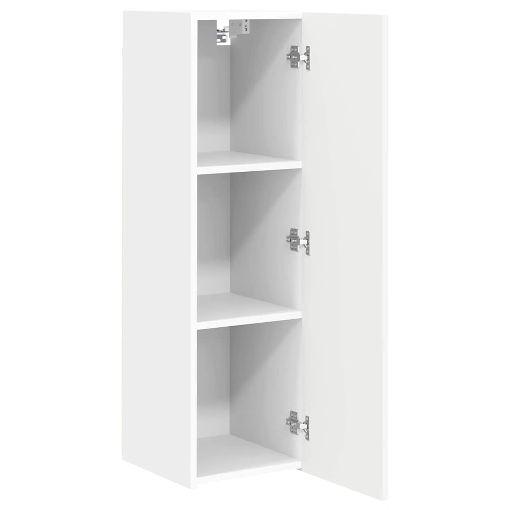 Mobile TV da parete 2 pcs Bianco 30 x 31 x 100 cm