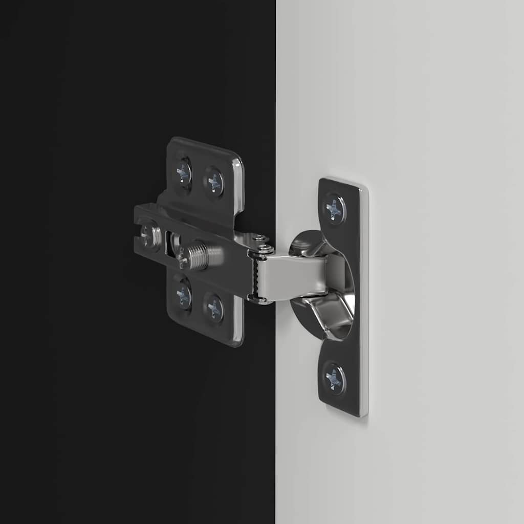 Mobile TV da parete Nero 30 x 31 x 100 cm Legno multistrato