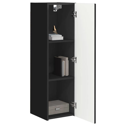 Mobile TV da parete Nero 30 x 31 x 100 cm Legno multistrato