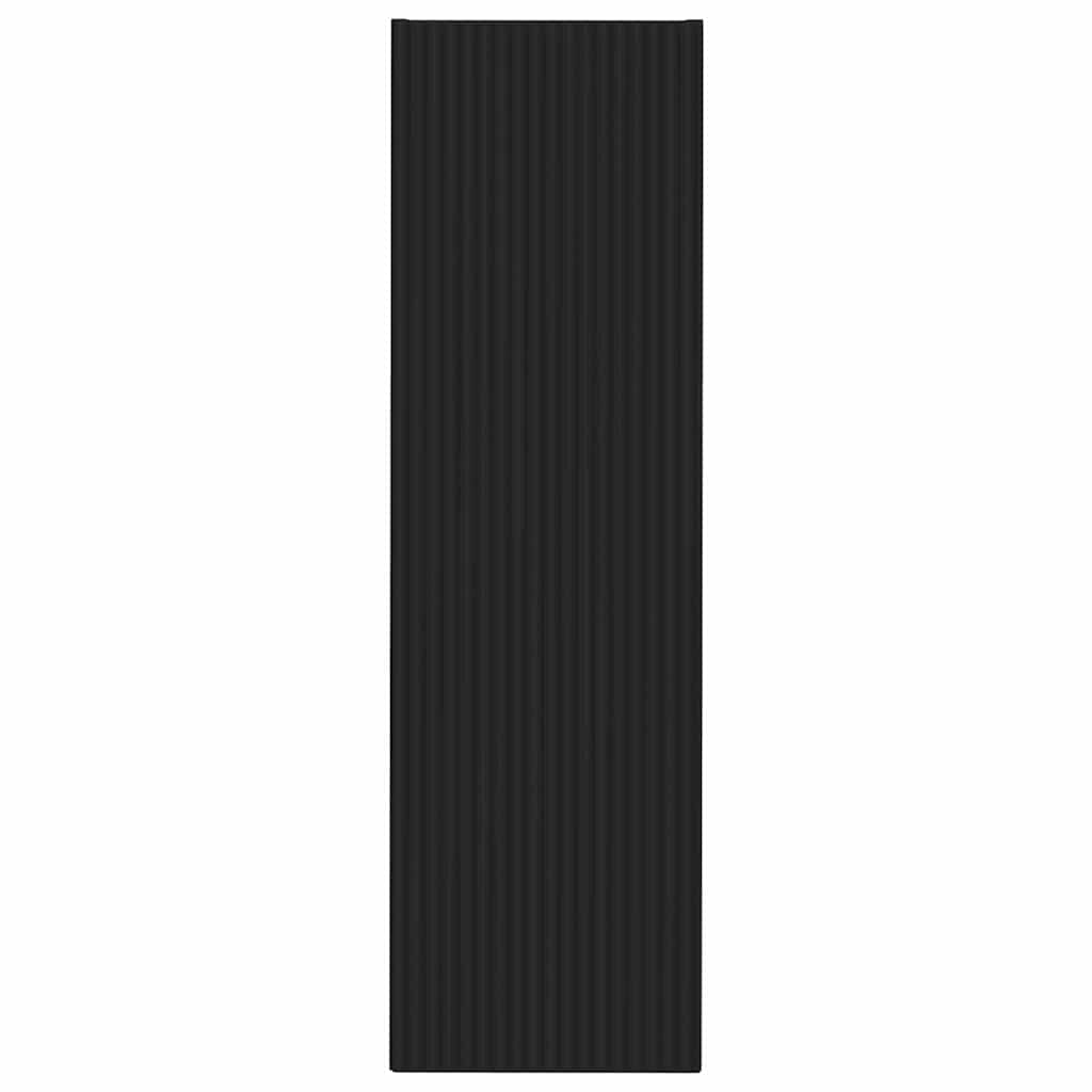Mobile TV da parete 2 pcs Nero 30 x 31 x 100 cm