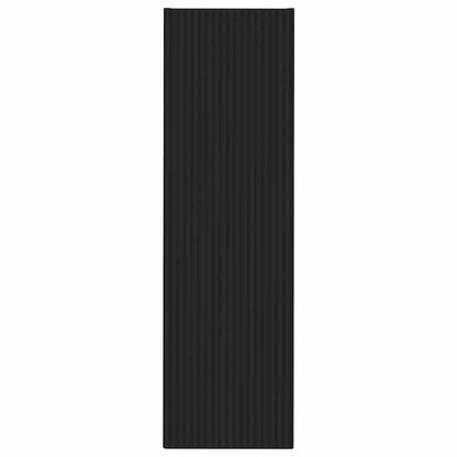 Mobile TV da parete 2 pcs Nero 30 x 31 x 100 cm