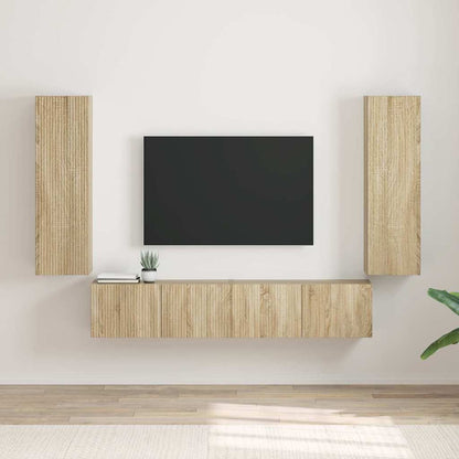 Mobile TV da parete 2 pcs Sonoma 30 x 31 x 100 cm