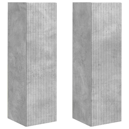 Mobile TV da parete 2 pcs Calcestruzzo 30 x 31 x 100 cm