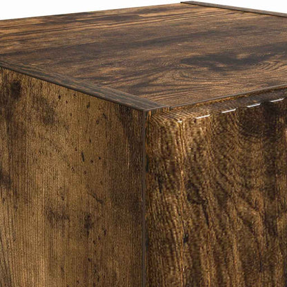 Mobile TV da parete 2 pcs Rovere fumé 30 x 31 x 100 cm