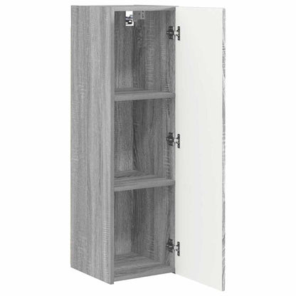 Mobile TV da parete 2 pcs Grigio Sonoma 30 x 31 x 100 cm
