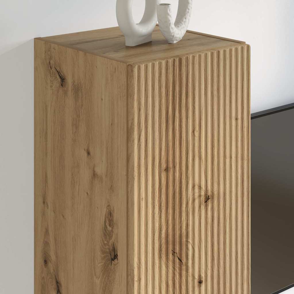 Mobile TV da parete Rovere Artigianale 30 x 31 x 100 cm