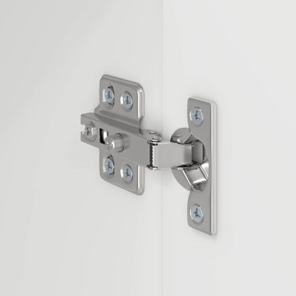 Mobile TV da parete 2 pcs Bianco Legno ingegnerizzato