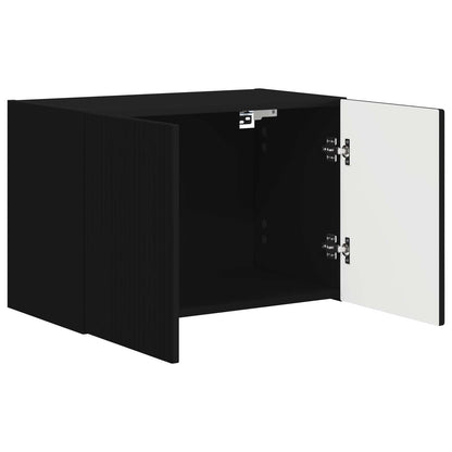 Mobile TV da parete 59,5 x 31 x 40 cm Nero Legno ingegnerizzato