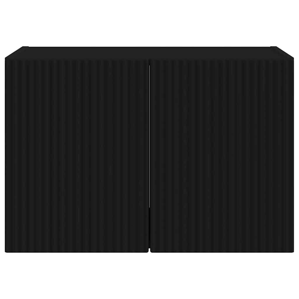 Mobile TV da parete Nero 59,5 x 31 x 40 cm Legno multistrato