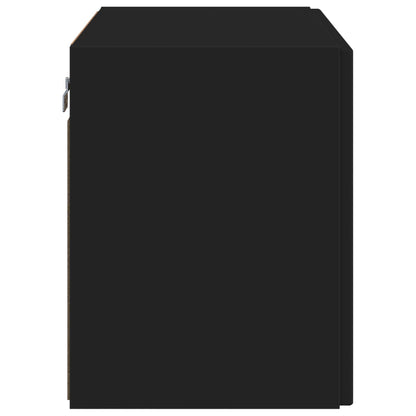 Mobile TV da parete 59,5 x 31 x 40 cm Nero Legno ingegnerizzato
