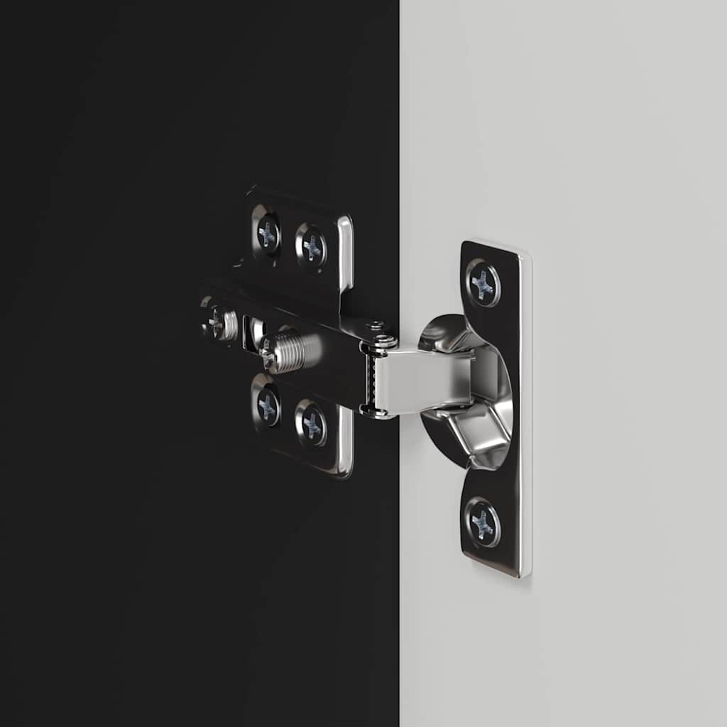 Mobile TV da parete 2 pcs Nero 59,5 x 31 x 40 cm | homemem39