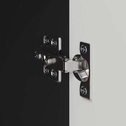 Mobile TV da parete 2 pcs Nero Legno ingegnerizzato