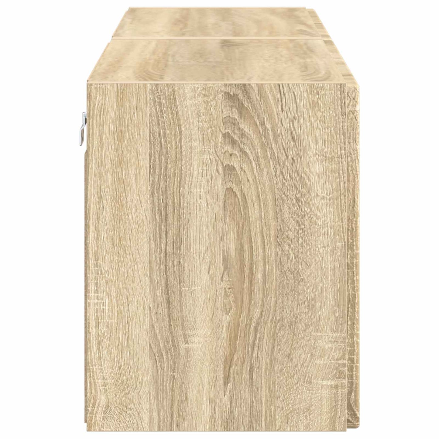 Mobile TV da parete 2 pcs Rovere Sonoma Legno ingegnerizzato