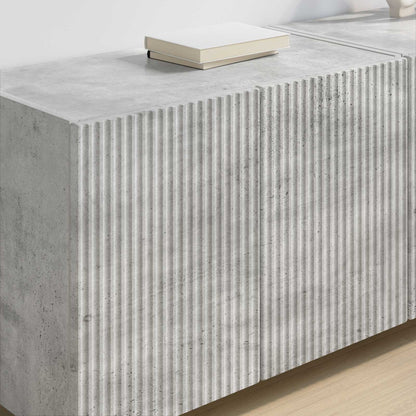 Mobile TV da parete 59,5 x 31 x 40 cm Grigio cemento
