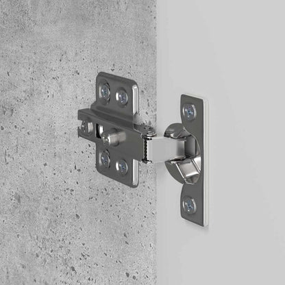 Mobile TV da parete 2 pcs Grigio cemento 59,5 x 31 x 40 cm