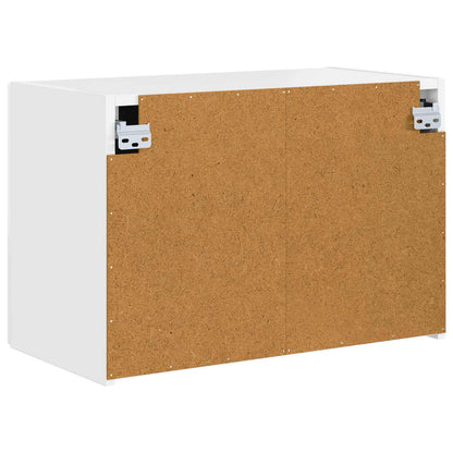 Mobile TV da parete 59,5 x 31 x 40 cm Bianco Lucido
