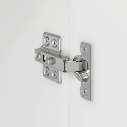 Mobile TV da parete 2 pcs Bianco Lucido 59,5 x 31 x 40 cm