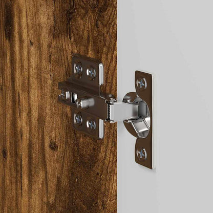 Mobile TV da parete 2 pcs Rovere fumé 59,5 x 31 x 40 cm