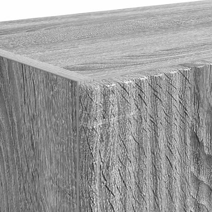 Mobile TV da parete Grigio Sonoma 59,5 x 31 x 40 cm