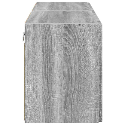 Mobile TV da parete 2 pcs Grigio Sonoma 59,5 x 31 x 40 cm