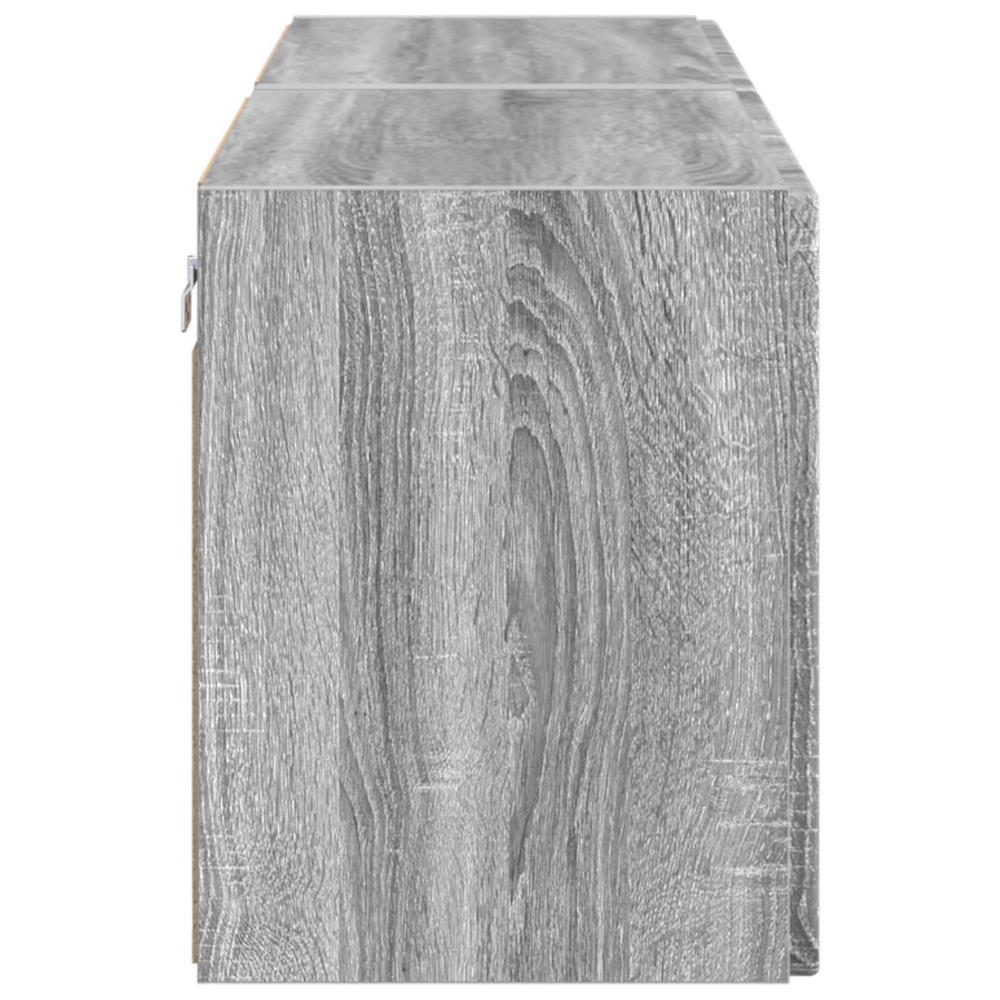 Mobile TV da parete 2 pcs Grigio Sonoma Legno ingegnerizzato