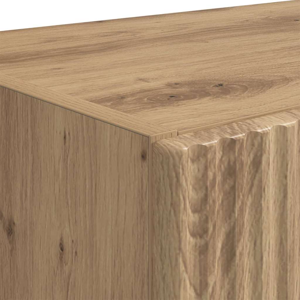 Mobile TV da parete Bianco 59,5 x 31 x 60 cm Legno multistrato