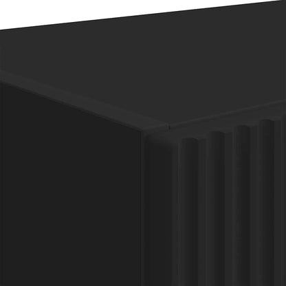 Mobile TV da parete Nero 59,5 x 31 x 60 cm Legno multistrato