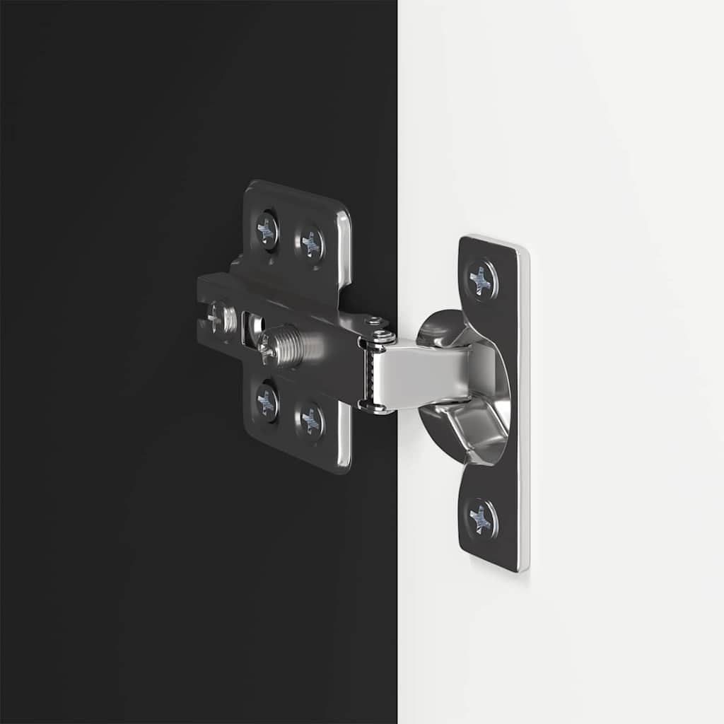 Mobile TV da parete Nero 59,5 x 31 x 60 cm Legno multistrato