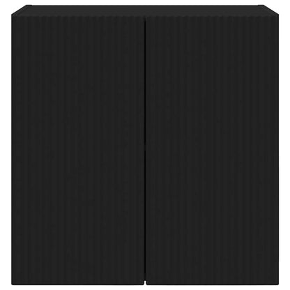 Mobile TV da parete Nero 59,5 x 31 x 60 cm Legno multistrato