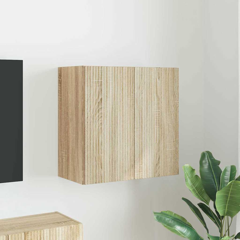 Mobile TV da parete Rovere Sonoma 59,5 x 31 x 60 cm