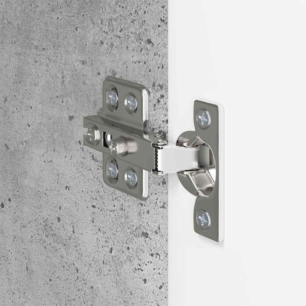 Mobile TV da parete Grigio cemento 59,5 x 31 x 60 cm