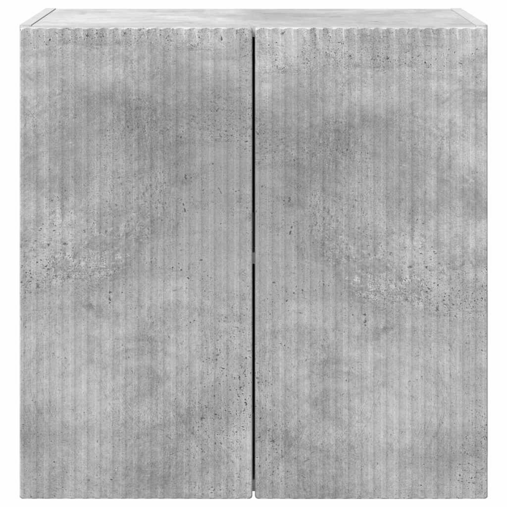 Mobile TV da parete Grigio cemento 59,5 x 31 x 60 cm