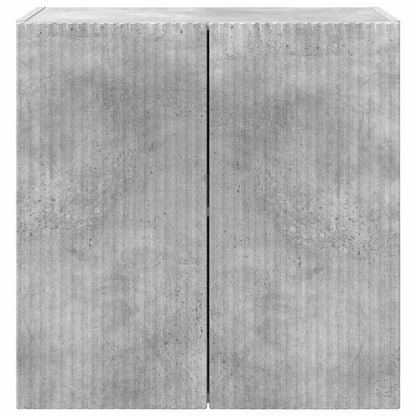 Mobile TV da parete Grigio cemento 59,5 x 31 x 60 cm