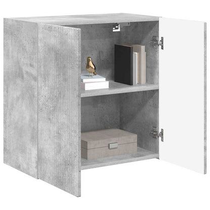 Mobile TV da parete Grigio cemento 59,5 x 31 x 60 cm