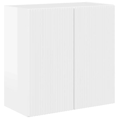 Mobile TV da parete Bianco Lucido 59,5 x 31 x 60 cm