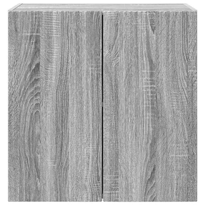 Mobile TV da parete Grigio Sonoma 59,5 x 31 x 60 cm