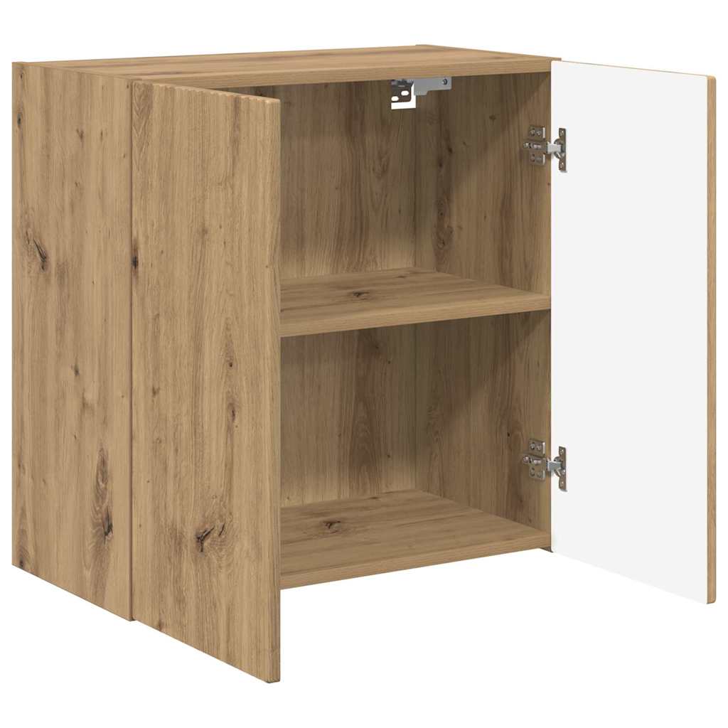Mobile TV da parete Rovere artigianale 59,5 x 31 x 60 cm
