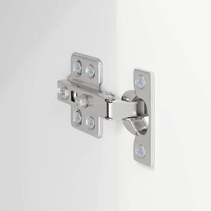 Mobile TV da parete Bianco 59,5 x 31 x 80 cm Legno multistrato