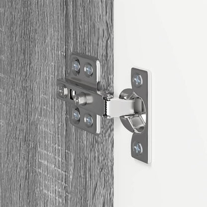 Mobile TV da parete Grigio Sonoma 59,5 x 31 x 80 cm