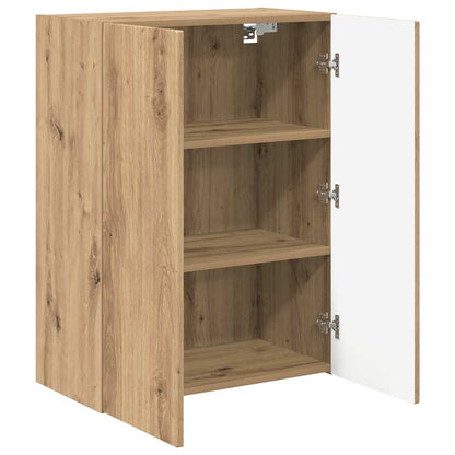 Mobile TV da parete Rovere artigianale 59,5 x 31 x 80 cm