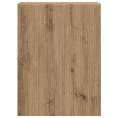 Mobile TV da parete Rovere artigianale 59,5 x 31 x 80 cm