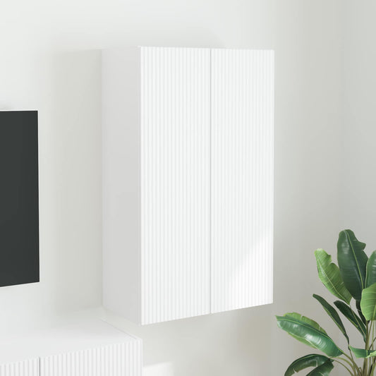 Mobile TV da parete 59,5 x 31 x 100 cm Bianco