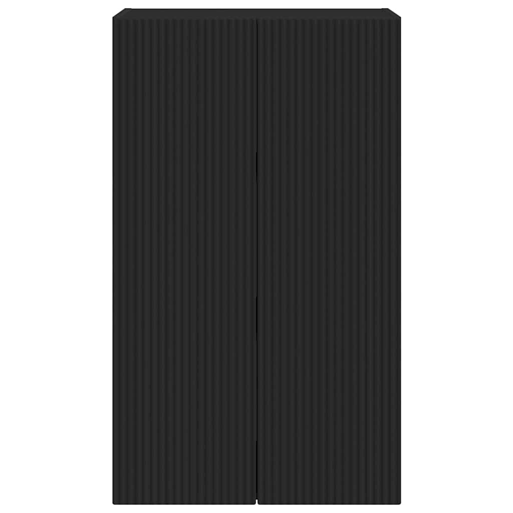 Mobile TV da parete Nero 59,5 x 31 x 100 cm Legno multistrato