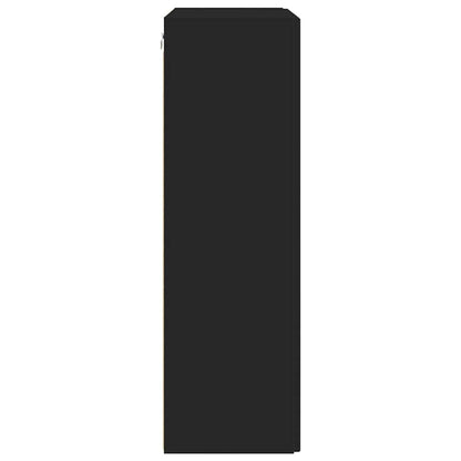 Mobile TV da parete Nero 59,5 x 31 x 100 cm Legno multistrato