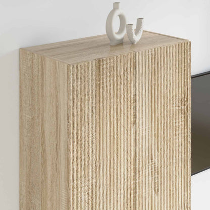 Mobile TV da parete 59,5 x 31 x 100 cm Rovere Sonoma