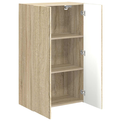 Mobile TV da parete 59,5 x 31 x 100 cm Rovere Sonoma